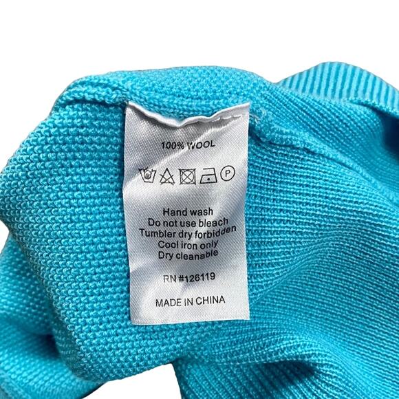 Victor Glemaud Cropped Knit Cami Top, Blue, Large - Picture 7 of 7